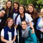 Solo Female volunteer